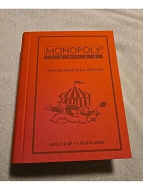 Monopoly Junior Vintage Bookshelf Edition Board Game